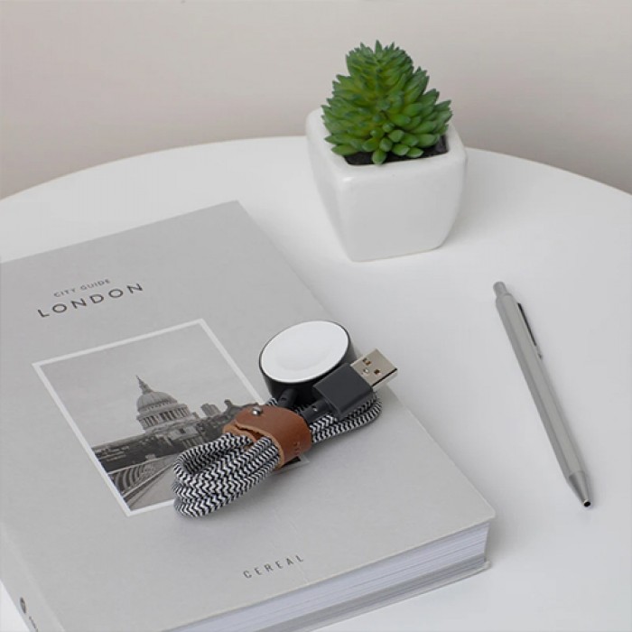 DÂY CÁP SẠC APPLE WATCH NATIVE UNION - RESPONSIBLE PACKAGING - Zebra 